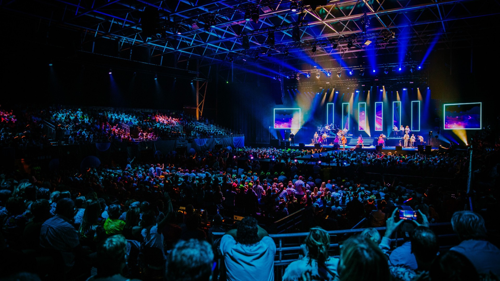 Pop-up concert venue